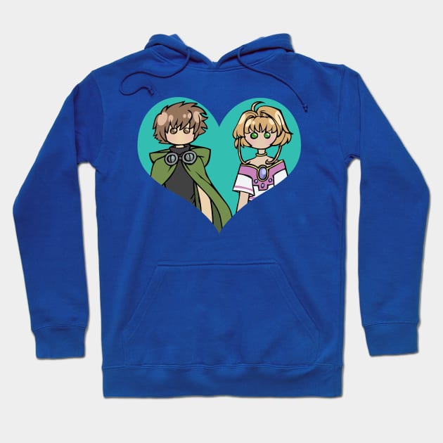 Syaoran and Sakura - shipping dolls Hoodie by RainytaleStudio